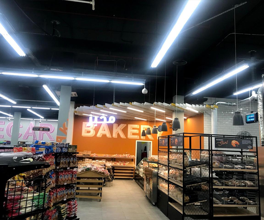 مشروع ميني ماركت اسبار ( عدد 3 فروع داخل جامعه نوره )